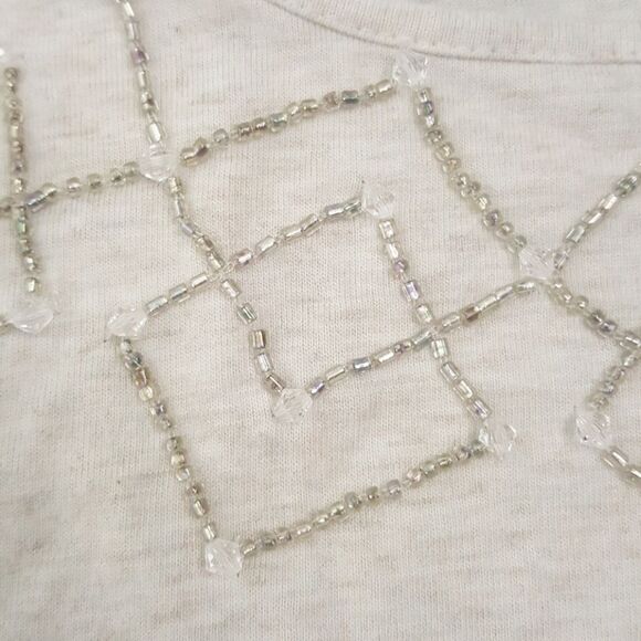 COLDWATER CREEK Beaded Cotton Shirt - Size Small‎ - Picture 6 of 7
